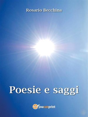 cover image of Poesie e Saggi